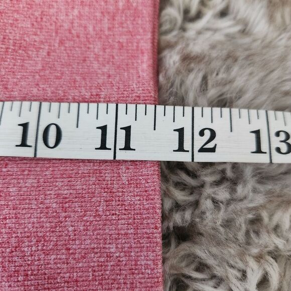 High Rise Ankle Length Pink Athletic Leggings Tummy Control Waist Size Medium - Picture 6 of 7